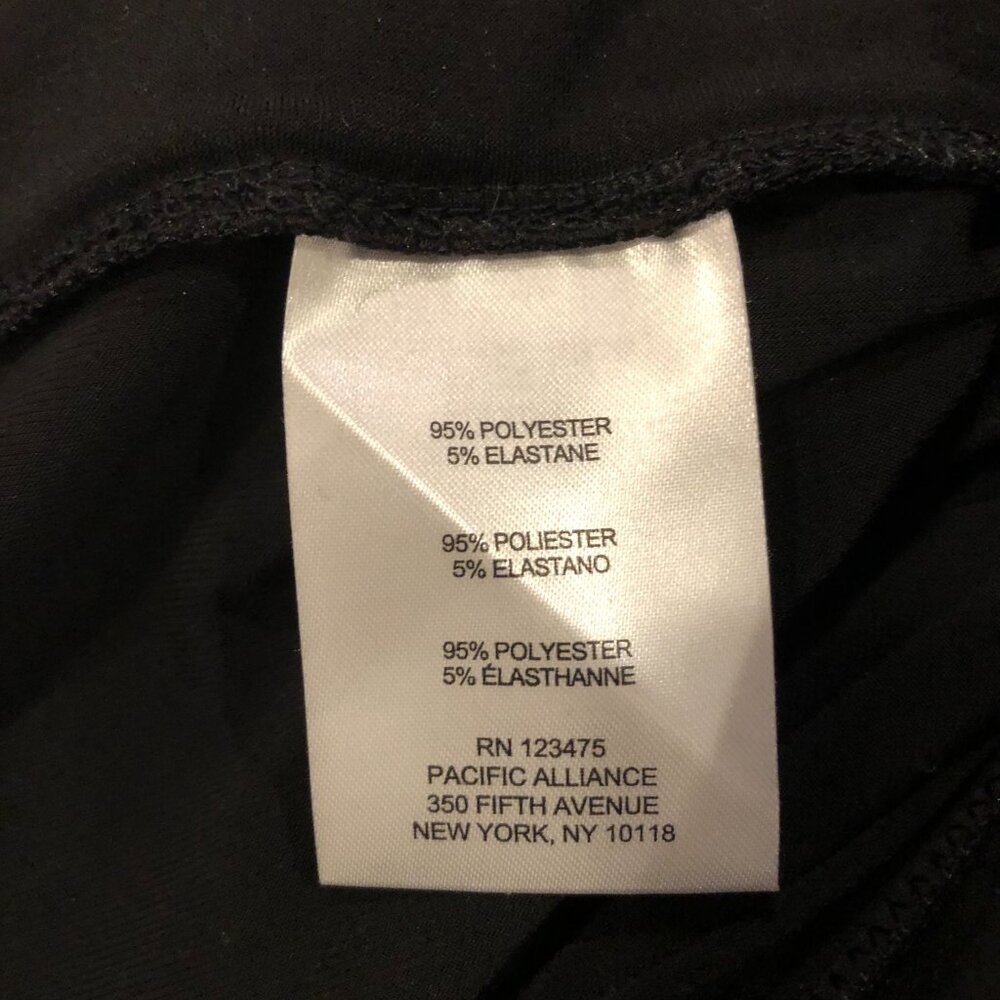 Jones New York Wide Leg Black Capri Pants, Size M - Picture 8 of 9